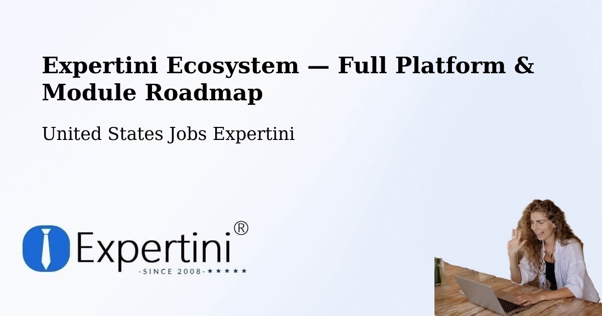 Expertini Ecosystem — Full Platform & Module Roadmap – Sequim